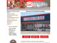 Tablet Screenshot of flatheadfoodbank.com